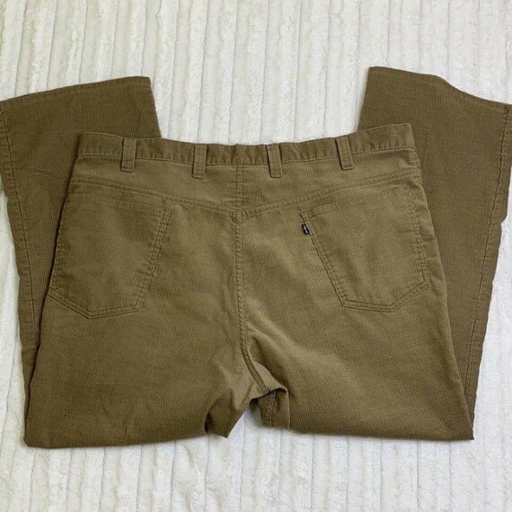 LEVI'S Big E Corduroy Khaki Pants 42 - image 4