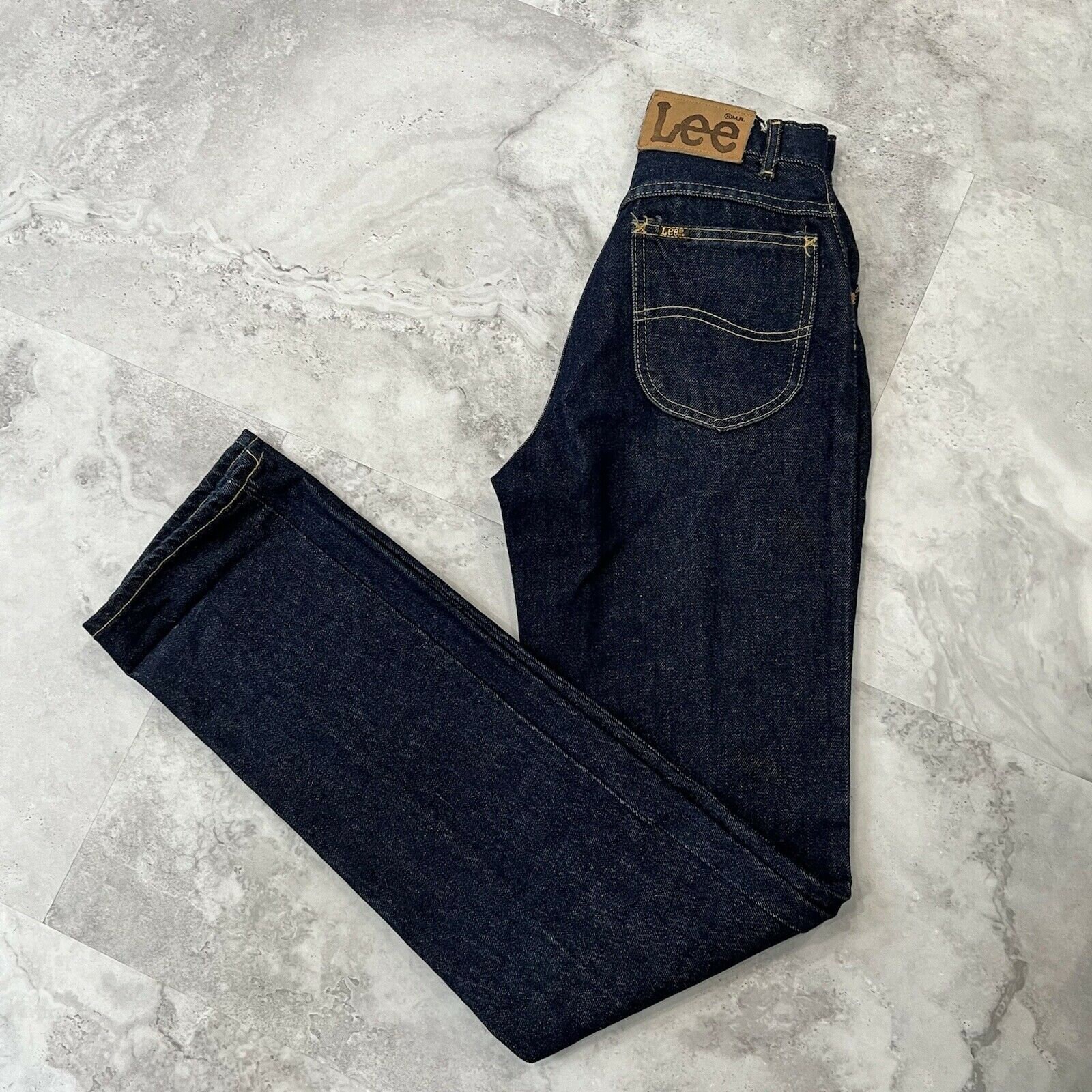 Vintage 90s Lee Mom Jeans High Waist Tapered Size 5 Long Fits Like A Modern 2