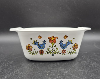 Corning Ware Country Festival Small Casserole p 43 B 2.75 Cup