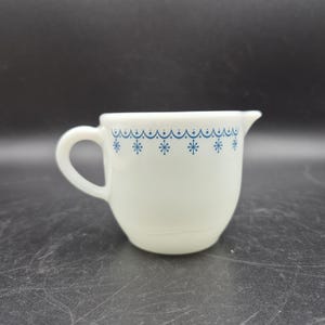 Snowflake Garland Pyrex Creamer Pitcher
