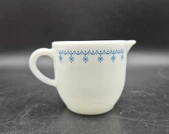 Snowflake Garland Pyrex Creamer Pitcher