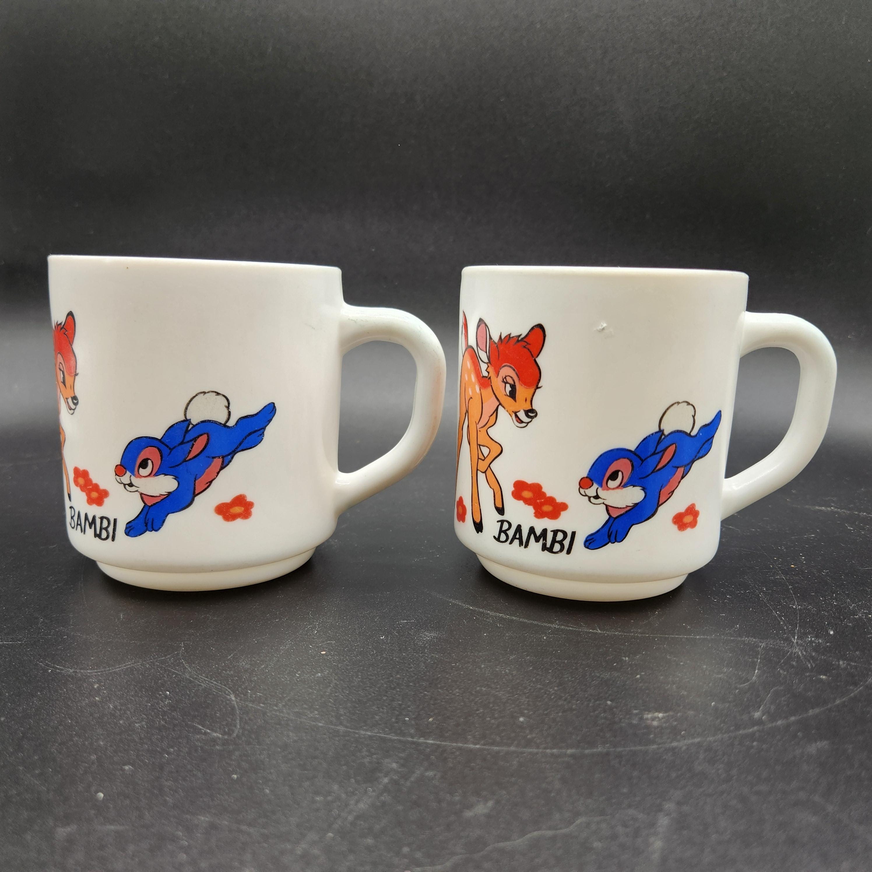 バンビ マグカップ ウォルト ディズニー プロダクション ヴィンテージ ウォルト・ディズニー バンビ マグカップ ペア