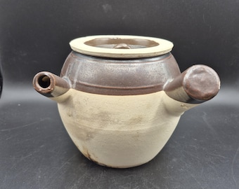 Kyusu Style Pottery Tea Pot Rustic