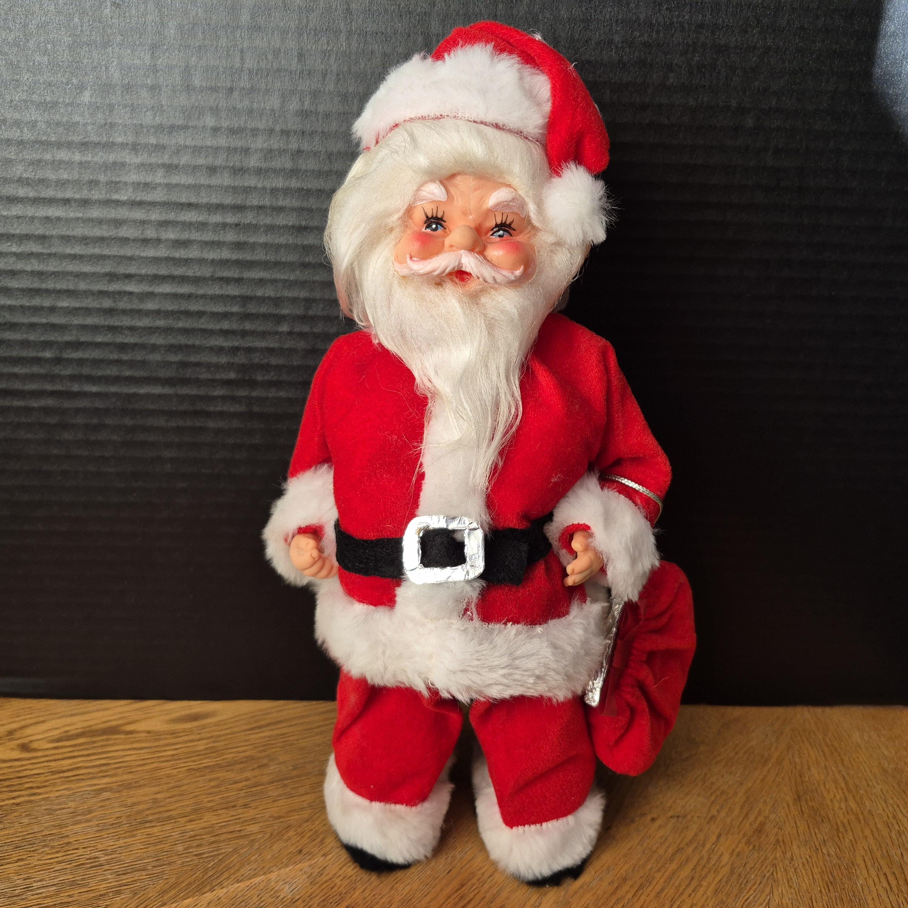 Santa and Mrs. Claus Soap Bottle Dolls Hand Crafted Joy Dish Soap