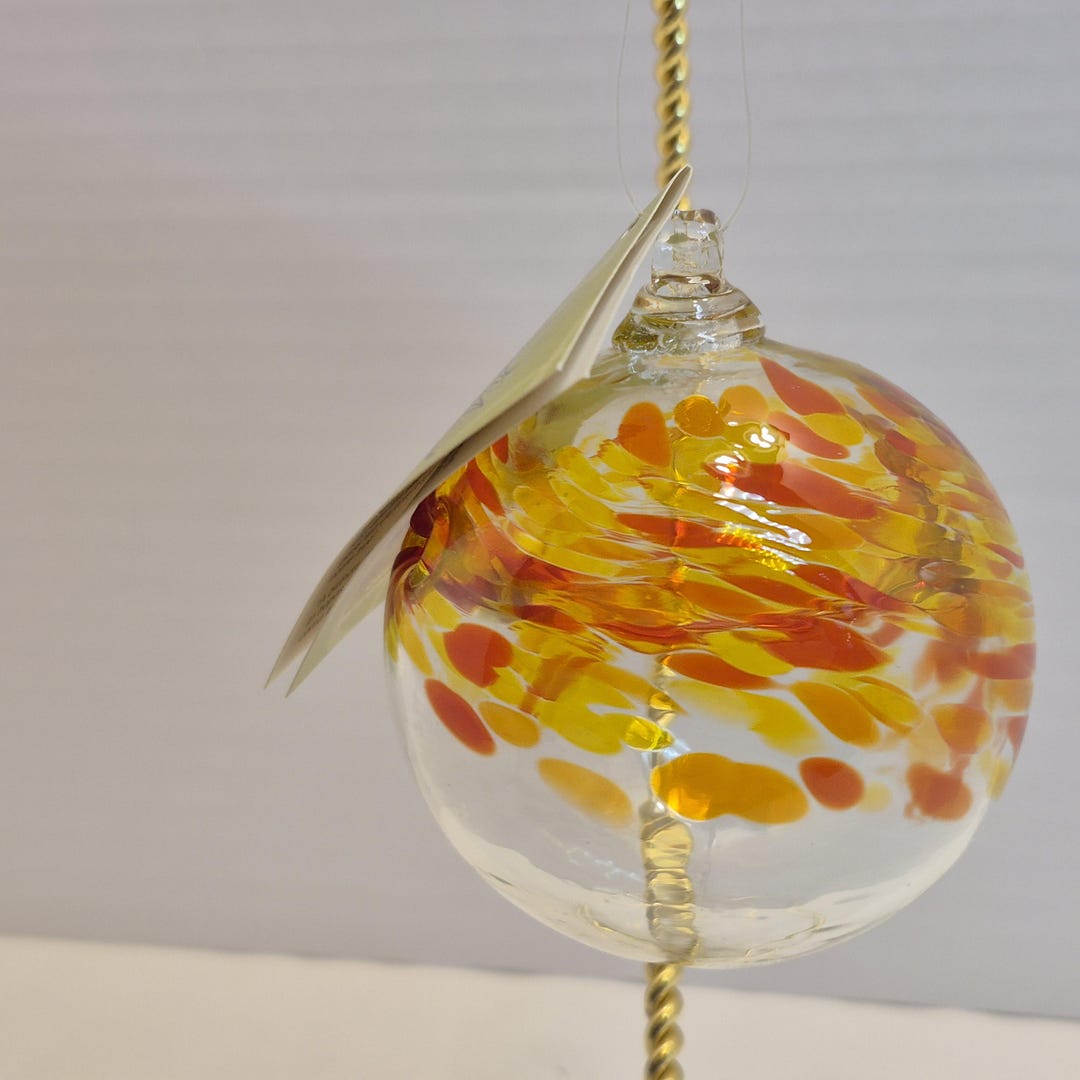 Kitras Spirit Kitras Art Glass Ball Ornament Birthday Wish January New With Tags - Etsy