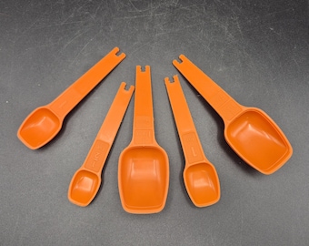 Ersatz-Messlöffel von Vintage Tupperware, orange