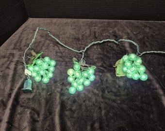 Green Grape Cluster String Lights