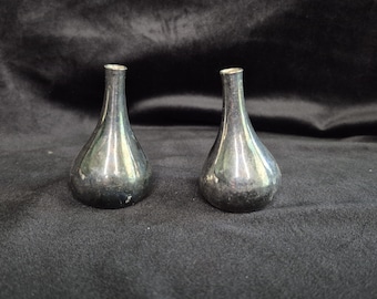 Pair Raindrop or Onion Dansk Candle Holders