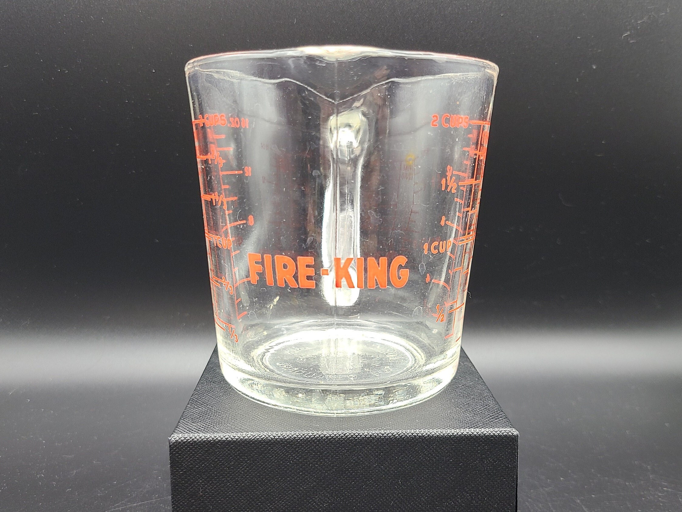 Vintage Fire-king Liquid Measuring Cup: Anchor Hocking 4 Cups 