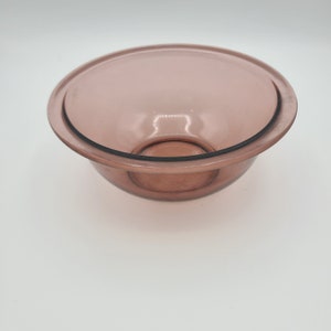 Cranberry Pyrex Mixing Nesting bowl 322 1L