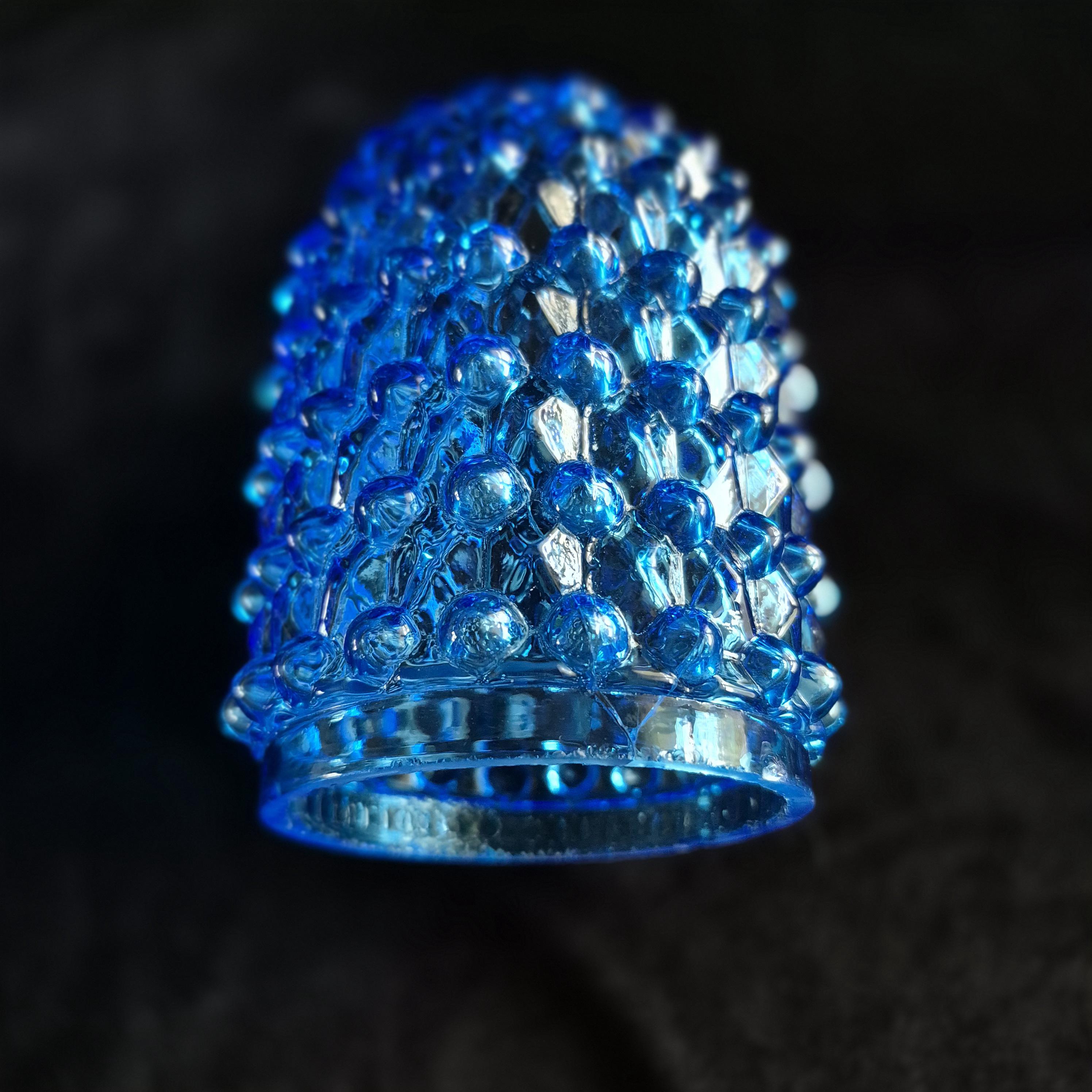 ☆美 フェントン ベイビーブルー オーバーレイシェードランプ Fenton Blue Lamp - Etsy