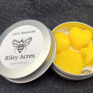 100% Natural Beeswax Thread Conditioner, Four Pieces