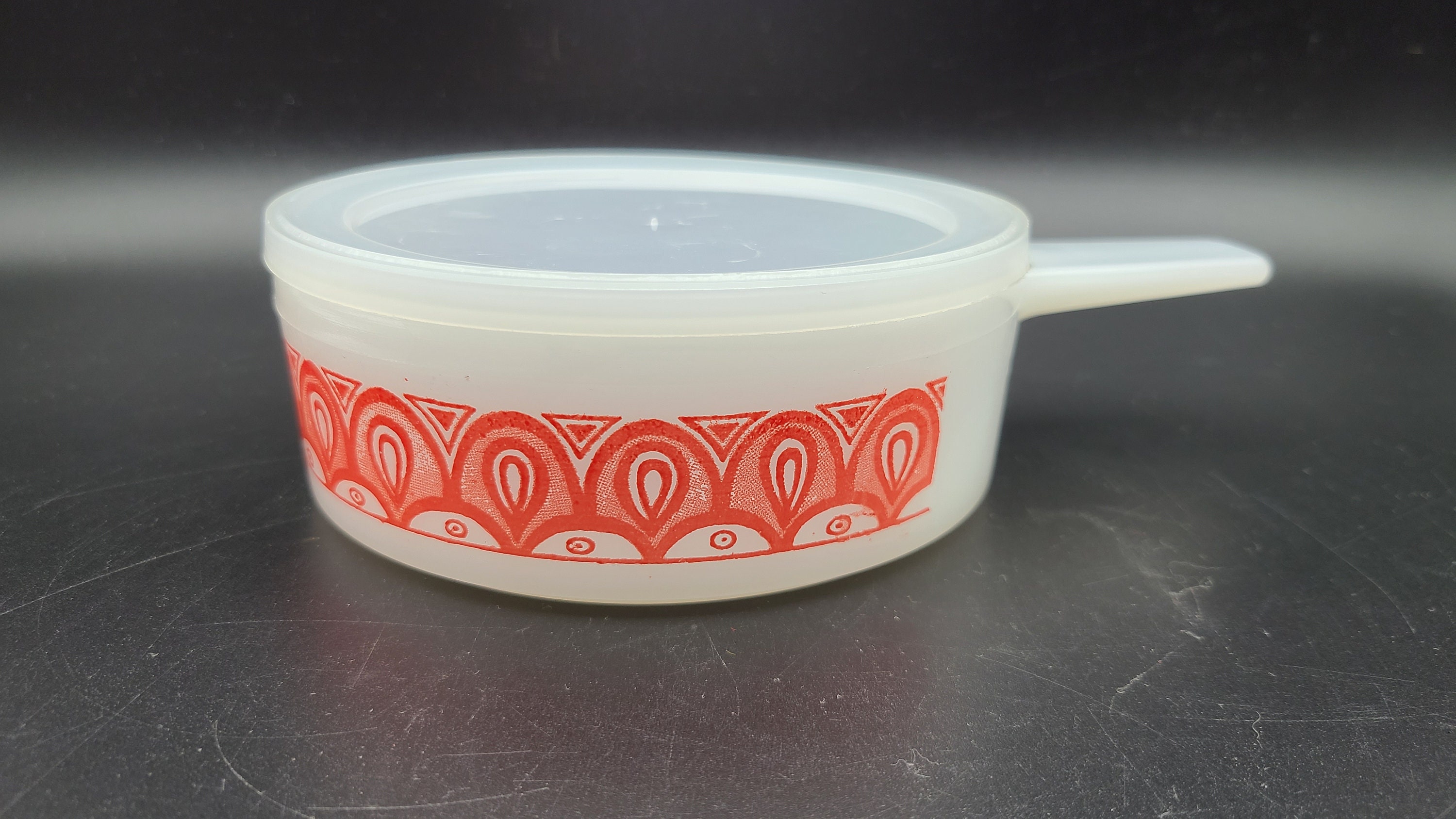 Glasbake Saucepans Soup Bowls With Handles and Lids Etsy