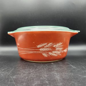 Cacerola Pyrex 475-B de 2,5 l con tapa para la cosecha de trigo otoñal