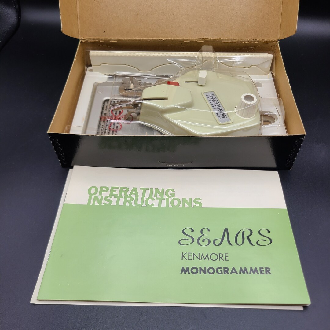 Sears Kenmore Monogrammer New in Box for Sewing Machine Etsy