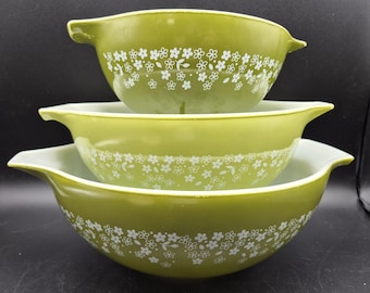 Choice Pyrex Spring Blossom Cinderella Bowl Crazy Daisy Second Pattern