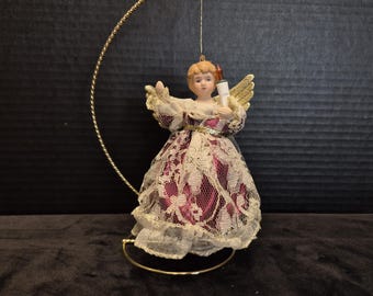 Lighted Angel Tree Topper Christmas Ornament