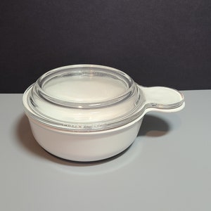 Choice Corning Ware Grab and Go Grab-it Round Bowls plus Lids White, Clear