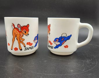 ヴィンテージ ウォルト・ディズニー バンビ マグカップ ペア