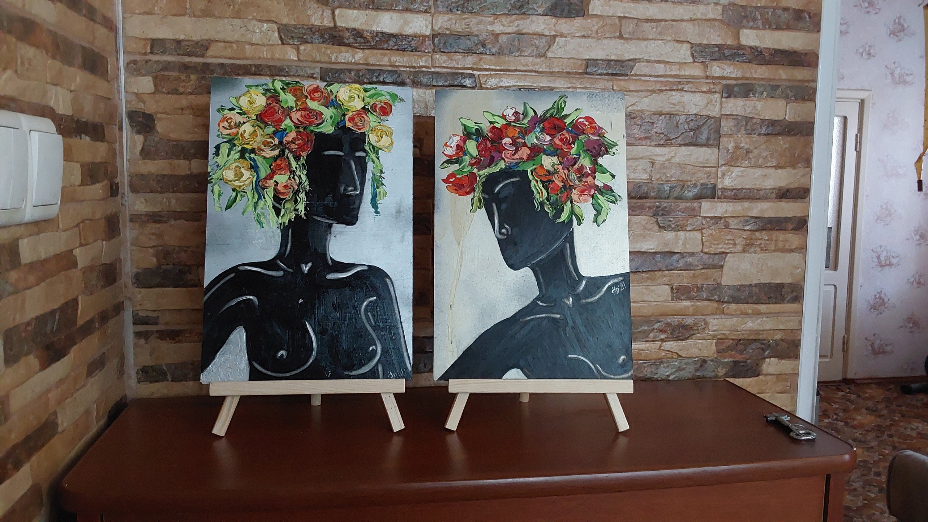 erotic-painting-nude-woman-art-modern-painting-love-portrait-etsy-uk