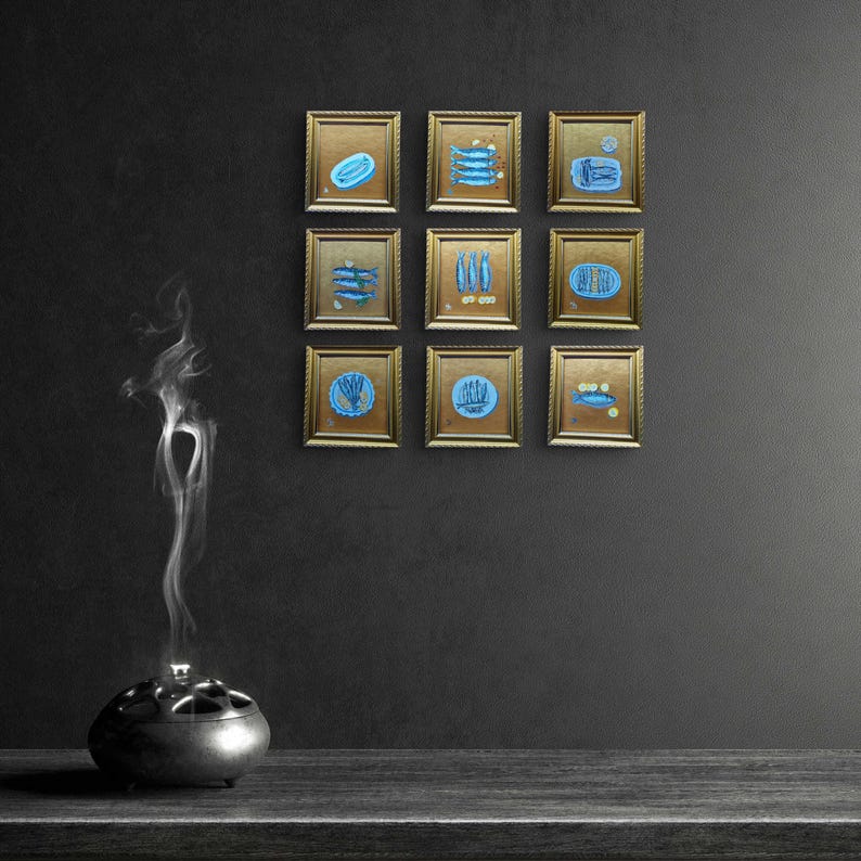 Each painting sold separately.