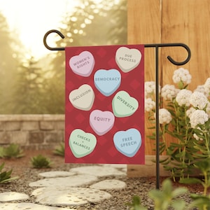 Heart Candy Political Dissent Garden & House Banner image 2