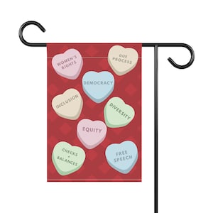 Heart Candy Political Dissent Garden & House Banner image 4