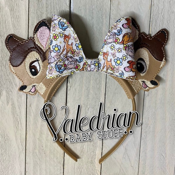 Bambi Inspired Mouse Ears Headband Accessories Costume Dress Up pretend play vacation hair accessories CUSTOM