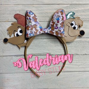 Cinderella Gus Gus Jaq Mice Inspired Mouse Ears Headband Accessories ...