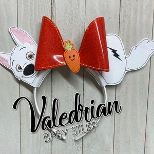 Bolt Dog Inspired Mouse Ears Headband Accessories Costume Dress Up pretend play vacation hair accessories CUSTOM