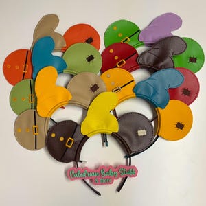 Snow White Dwarfs Grumpy Dopey Happy Doc Sneezy Bashful Sleepy Inspired Mouse Ears Headband Accessories Costume Dress Up vacation