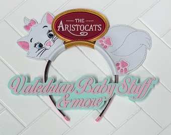 Aristocats Marie Inspired Mouse Ears Headband Accessories  display picture 3