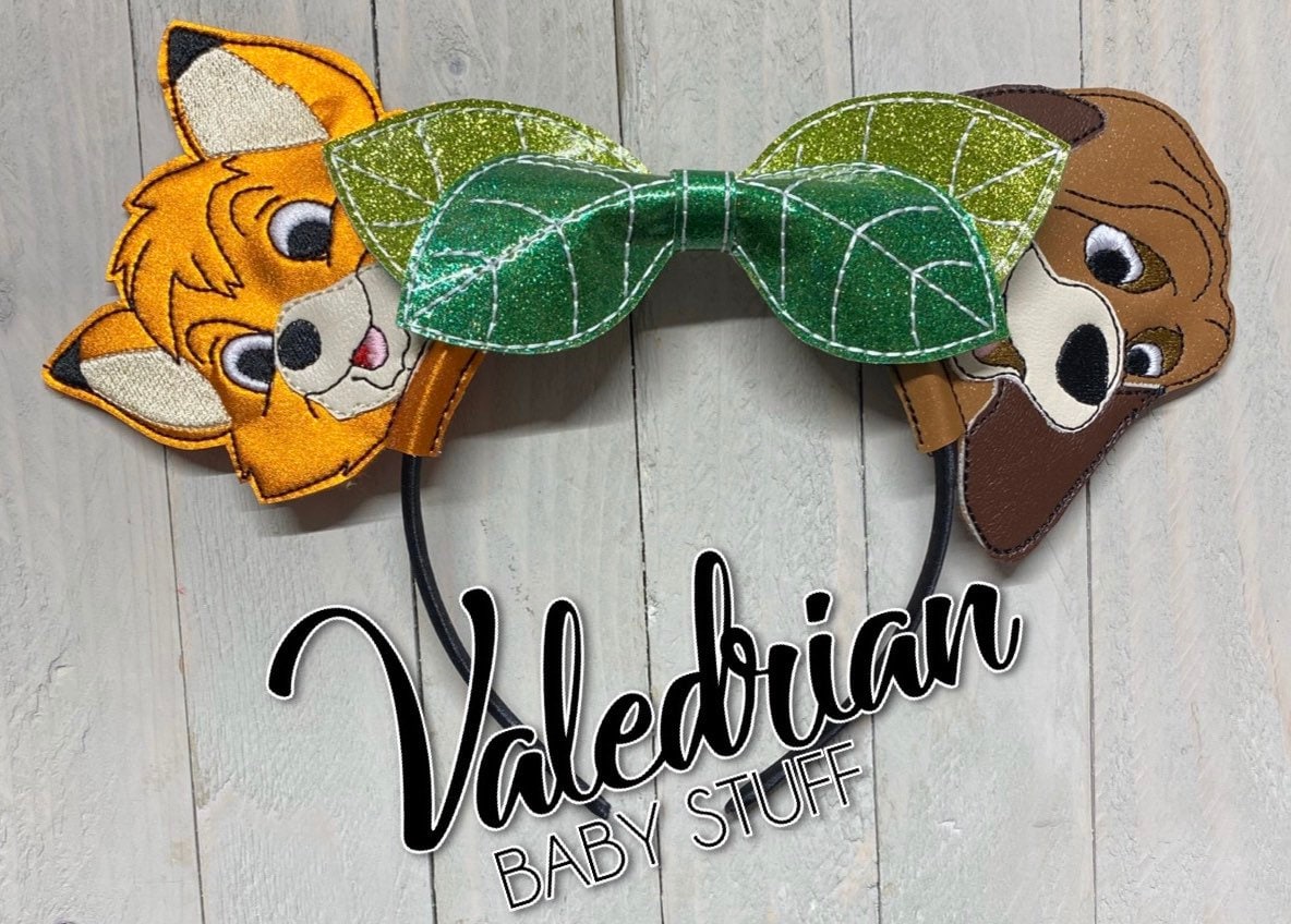 The Fox and the Hound Inspired Mouse Ears Headband 