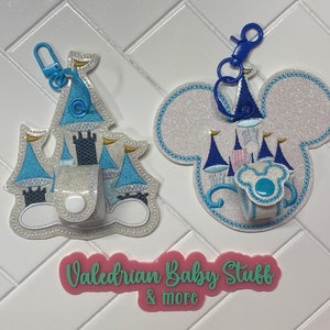 Disney Castle Inspired Mouse Ear Holder Baseball Cap Sunglasses or keys carrier for bag belt lanyard for women or girls