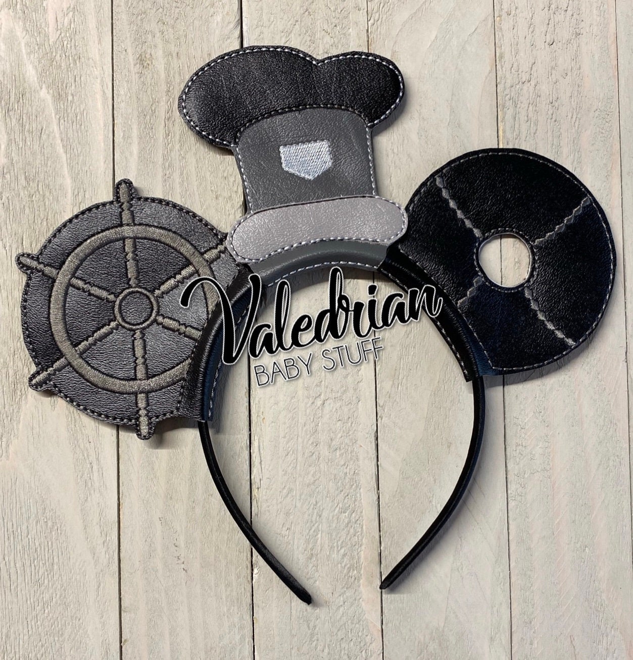 Steamboat Willie Mickey Inspired Mouse Ears Headband