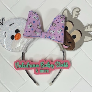 Sven Olaf Frozen Inspired Mouse Ears Headband Accessories Costume Dress Up pretend play vacation hair accessories CUSTOM