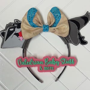Pocahontas Meeko Inspired Mouse Ears Headband Accessories Costume Dress Up pretend play vacation hair accessories CUSTOM