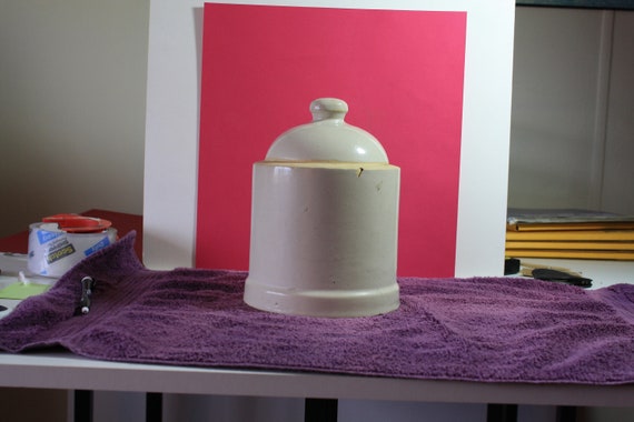 Vintage Salt Glazed Ceramic Chicken Feeder 3 Etsy