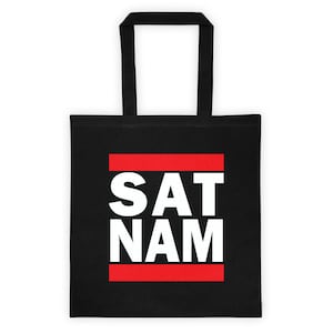 SAT NAM TOTE Kundalini Yoga Kleidung Mantra inspiriert Yoga To Go Taschen Yogis Geschenk Achtsamkeit Geschenk Nachhaltige Tasche