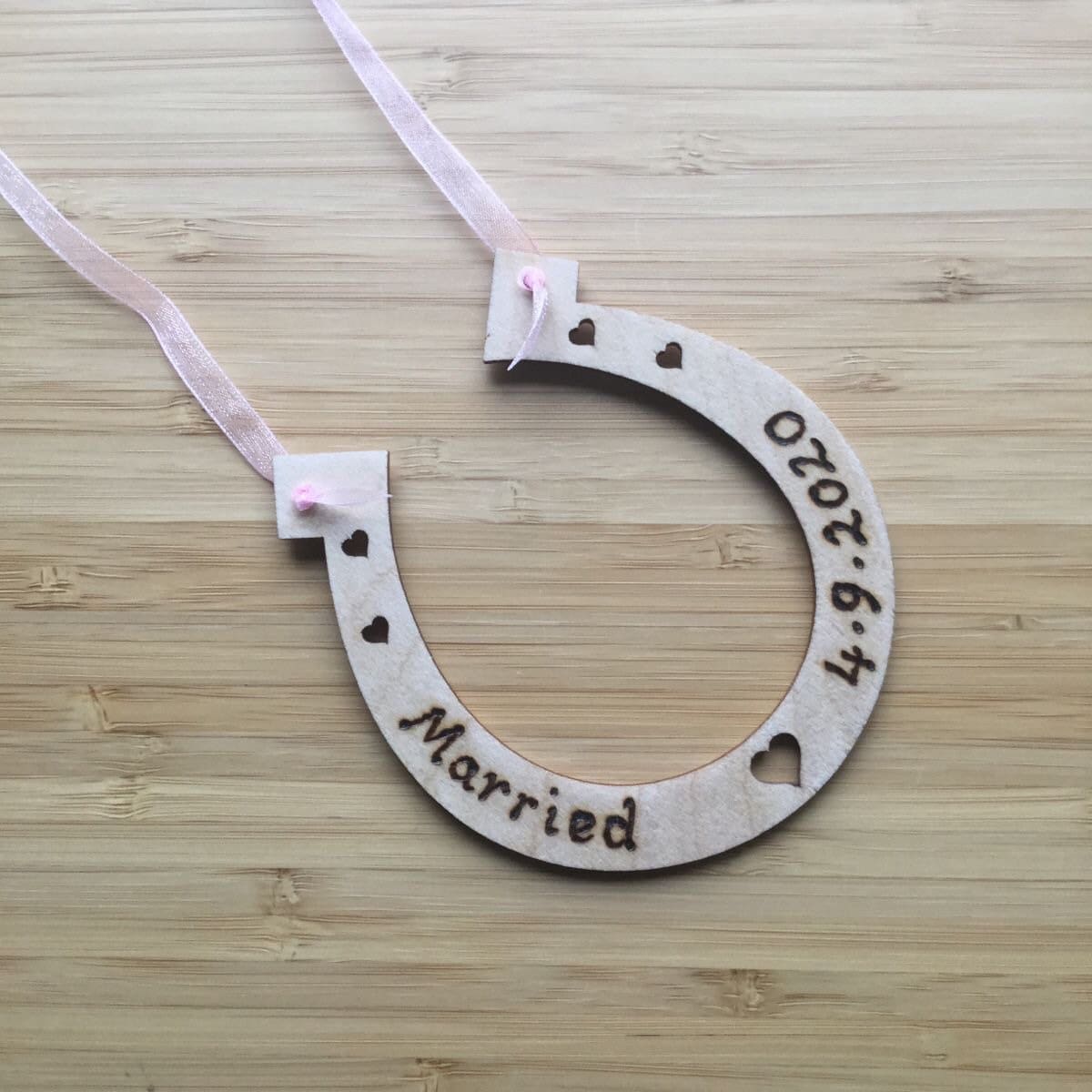 Herradura de boda personalizada Herradura de boda de madera Etsy España