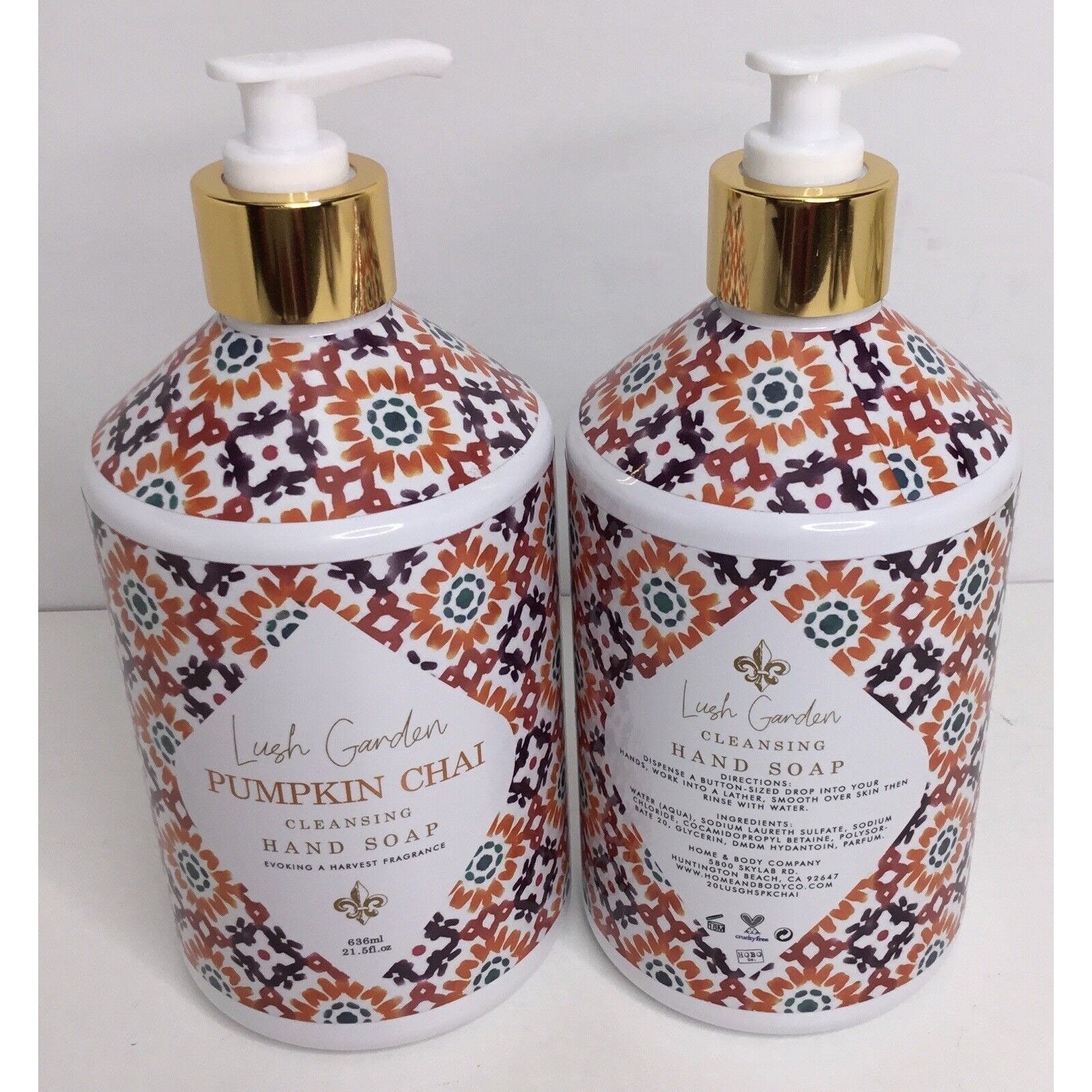 2 Hand Soap PUMPKING Chai Perugia Italian Deruta Luxury Home & Etsy