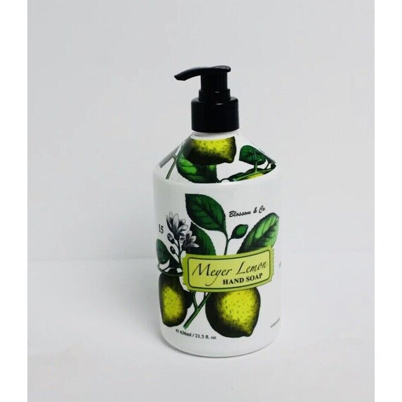 Meyer Lemon Hand Soap Blossom & Co Liquid Hand Soap 21.5 Oz - Etsy