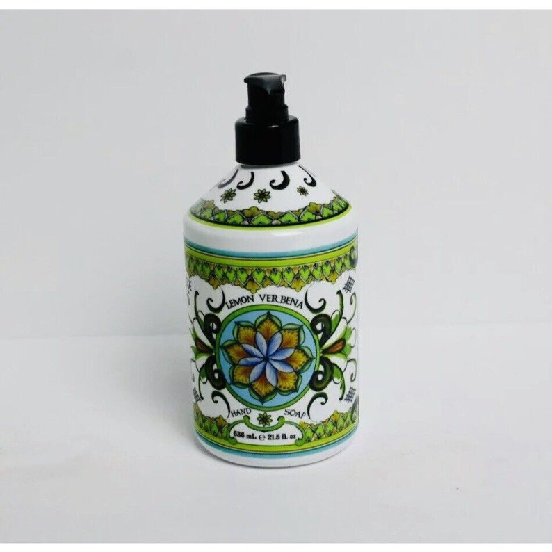 Lemon Verbena Hand Soap ITALIAN DERUTA Perugia Liquid Hand Etsy