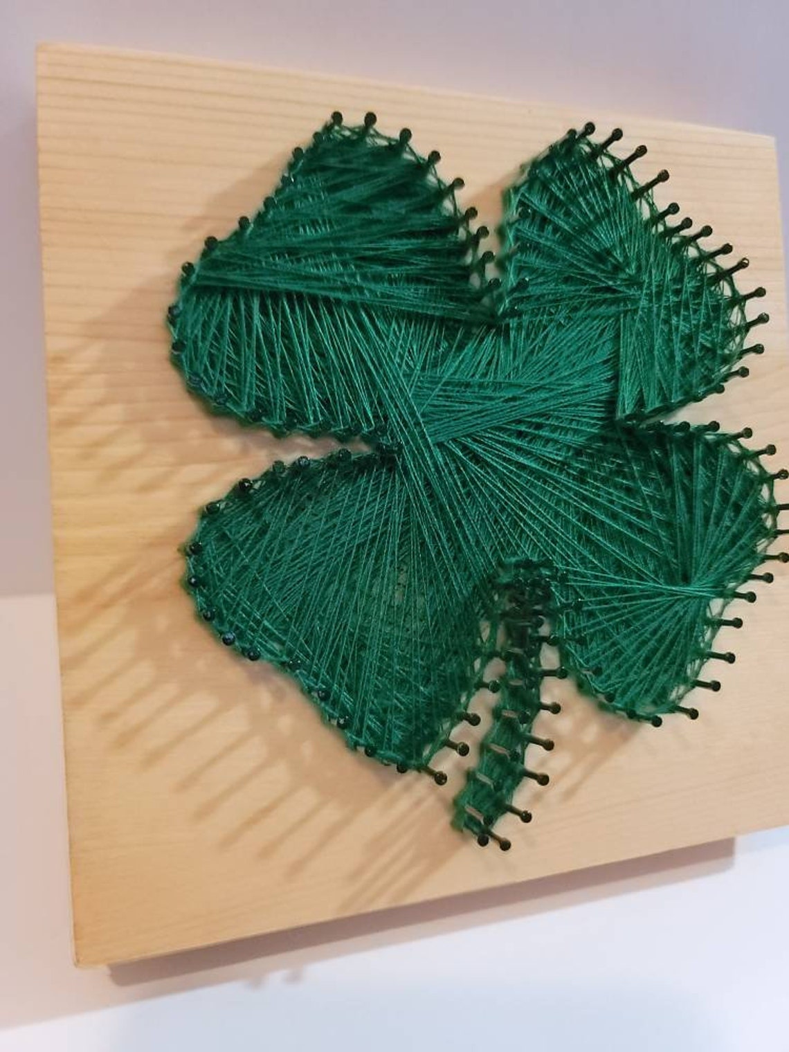 Four Leaf Clover String Art Shamrock St. Patricks Day MADE Etsy