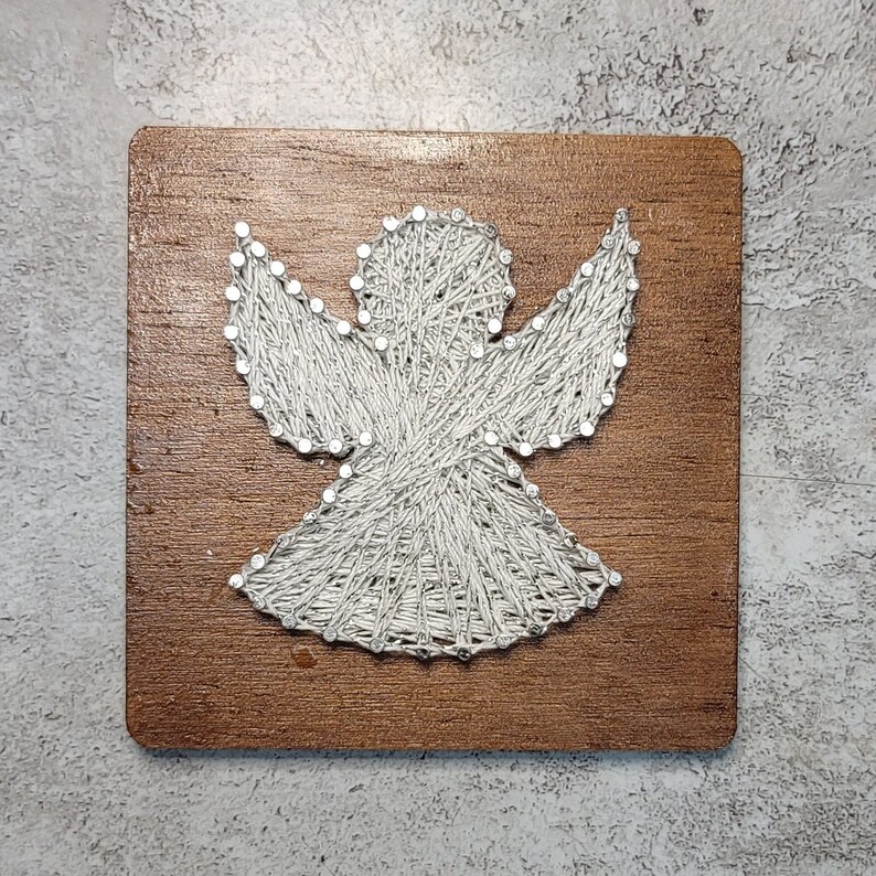 Angel String Art Ornament Christmas Decor Tree Decorations - Etsy