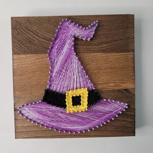 Witch Hat String Art | Witch Hat| Fall Decor | Halloween | Fall String Art | Halloween String Art