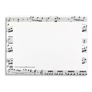 Notas Post-it® com escrita branca de Mozart