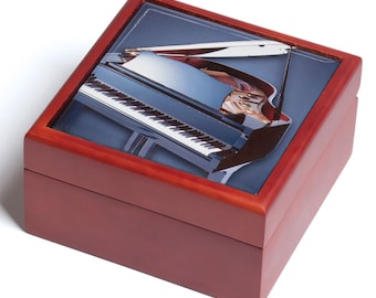 Caixa de lembranças de piano