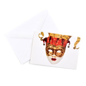 Masque de mascarade musical - Cartes de correspondance