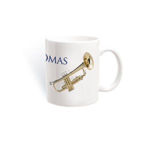 Personalisierte Trompete Kaffeetasse